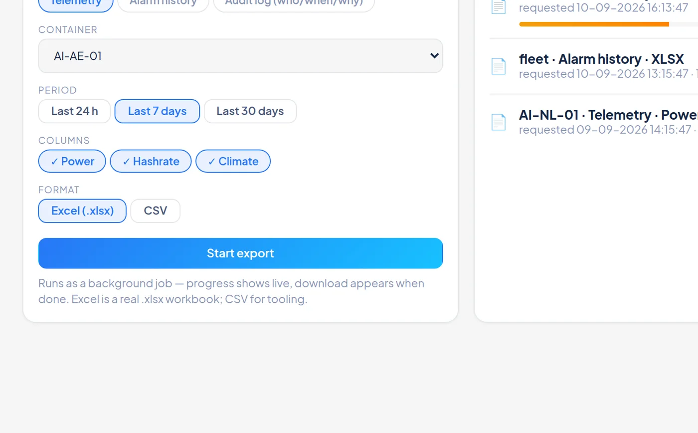Reports & exports · CubeTwin